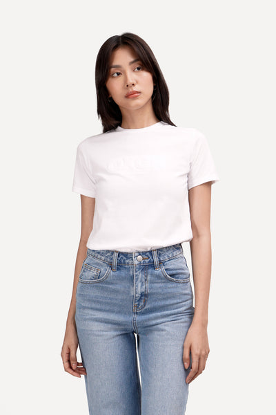 Regular Fit T-Shirt With Embossed Logo