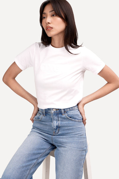 Regular Fit T-Shirt With Embossed Logo