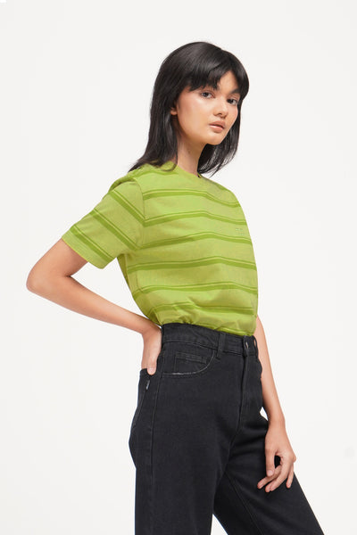 Unisex Tonal Stripe T-Shirt
