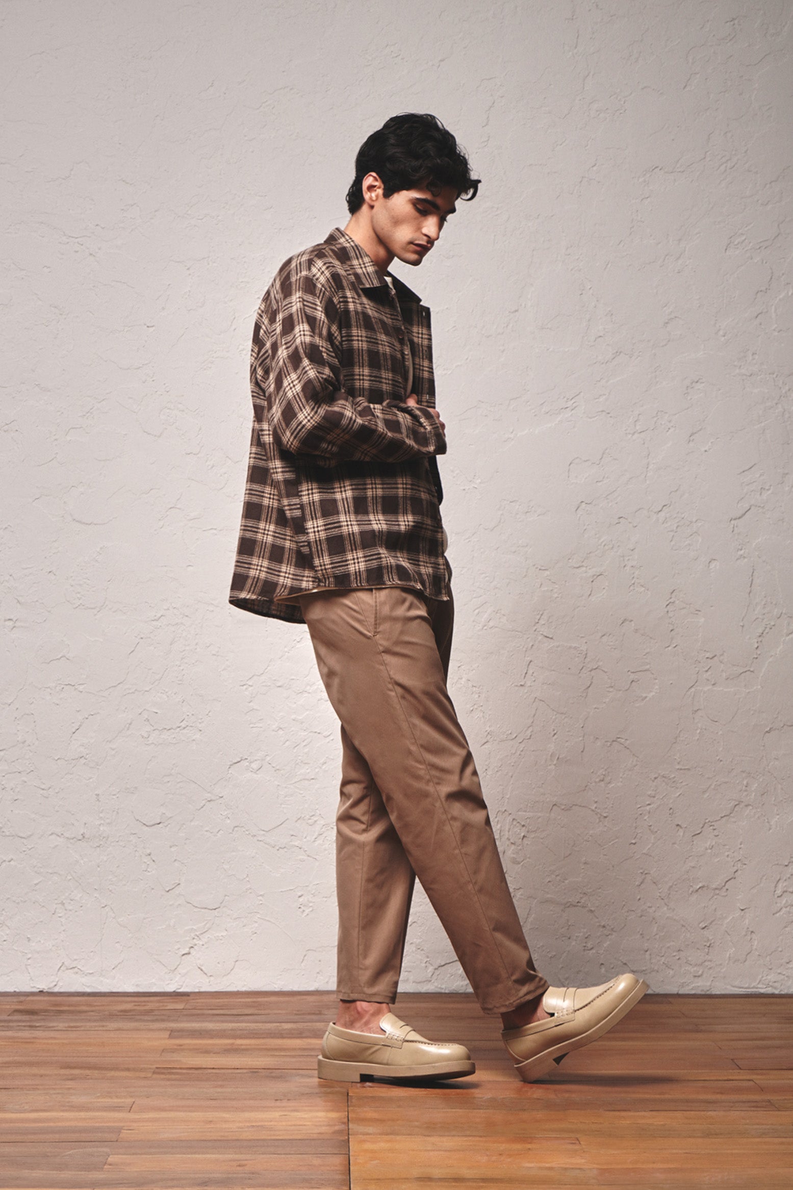Long Sleeves Plaid Shirt