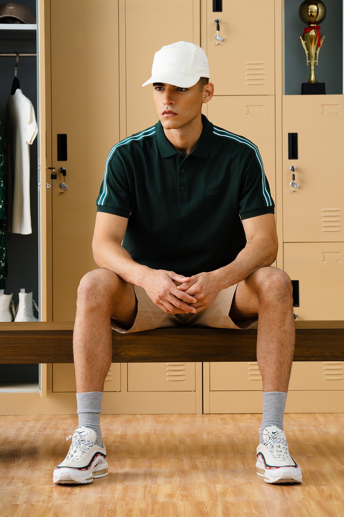 Shoulder Tape Polo Shirt