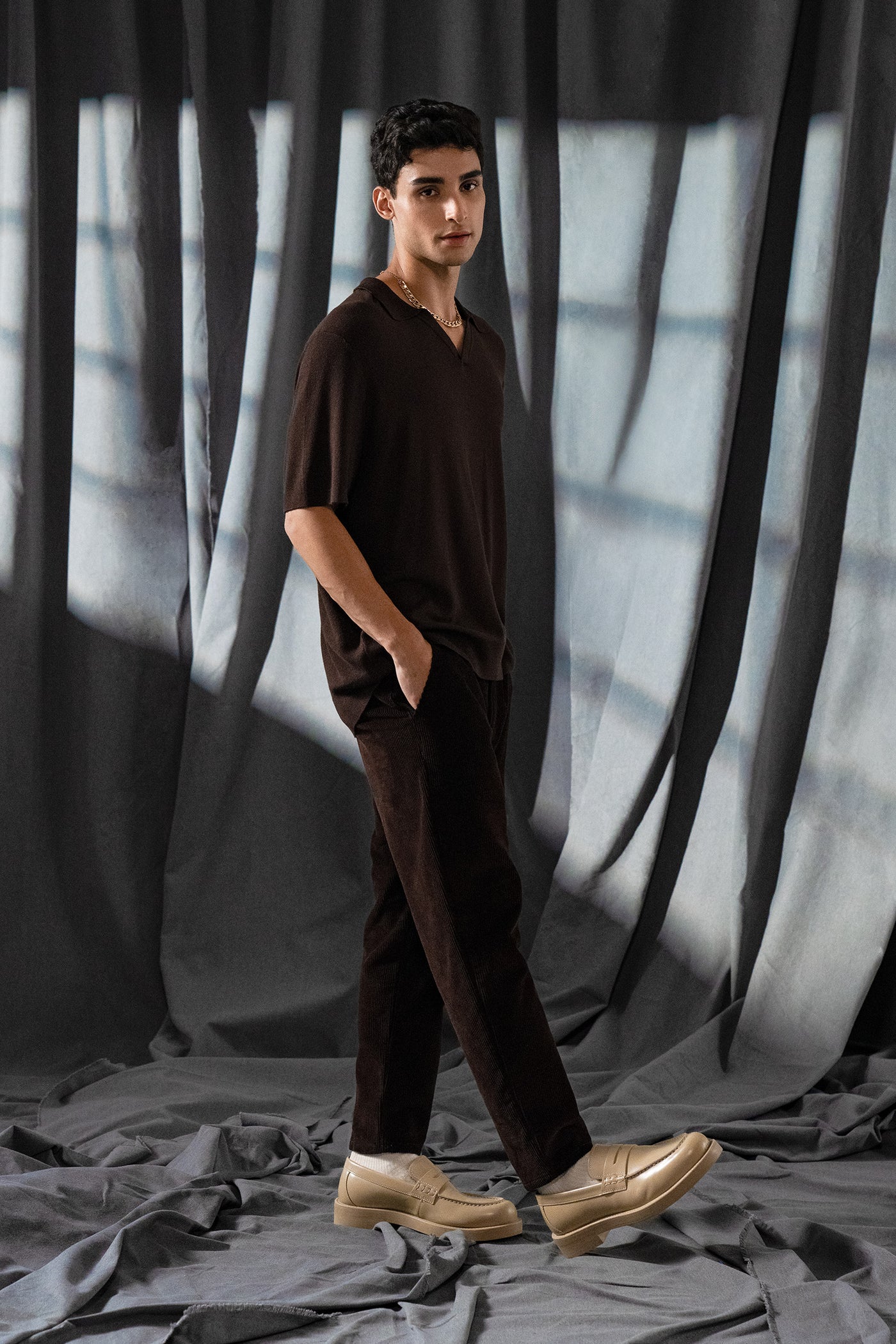Unisex Knit Polo