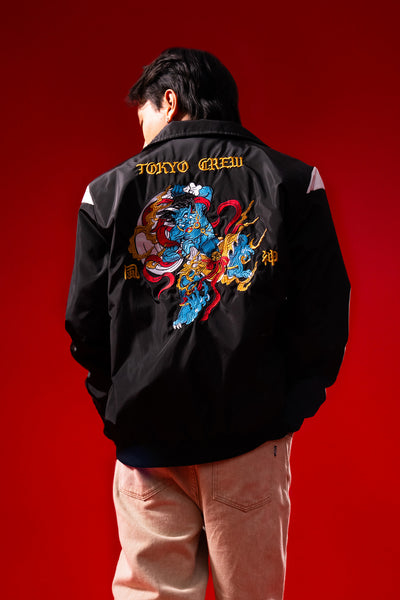 Embroidered Bomber Jacket