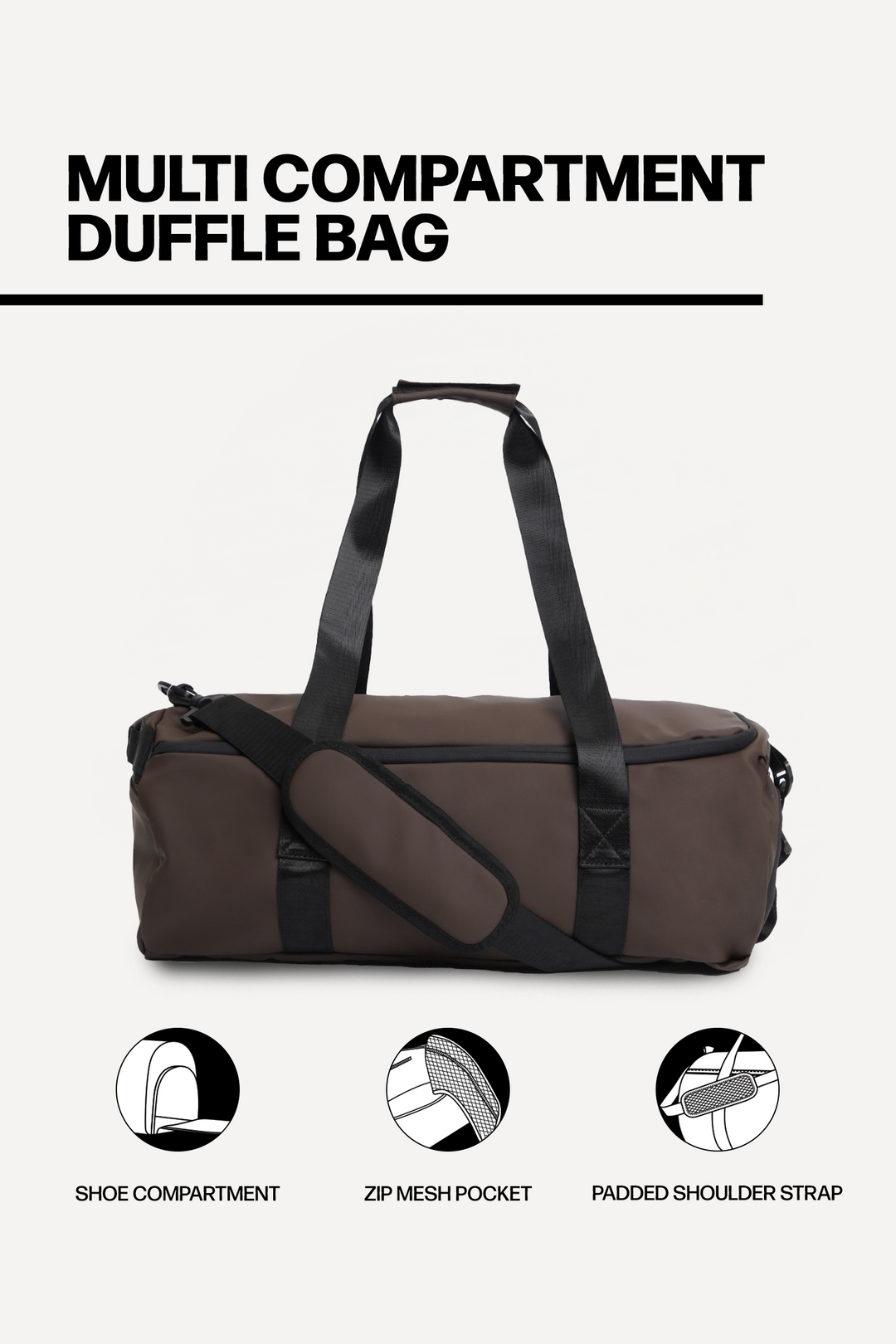 Multi Compartment Duffle Bag OXGN