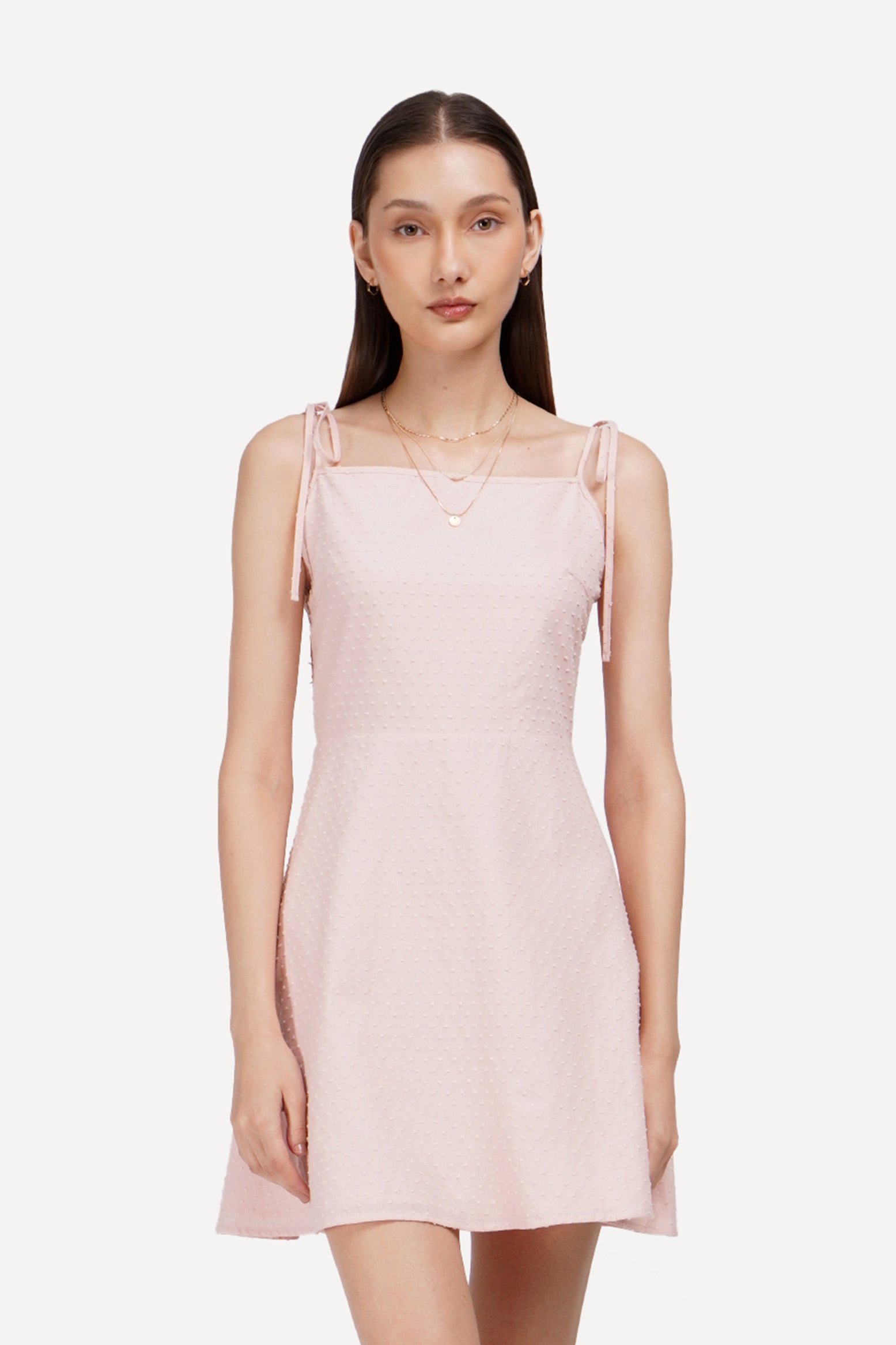 Dotted Strappy Dress