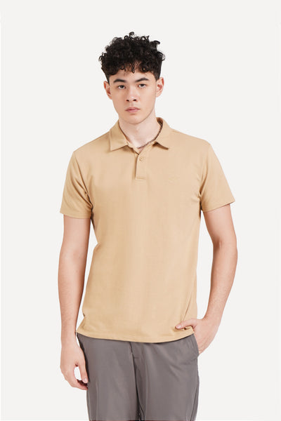 Waffle Fabric Polo