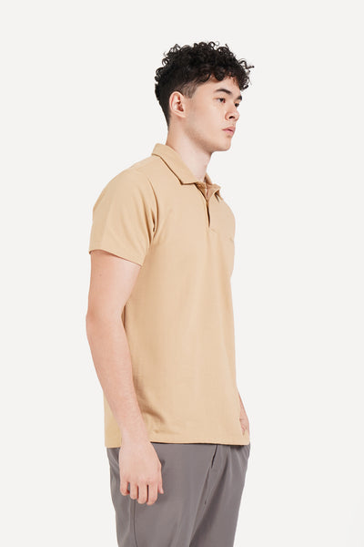 Waffle Fabric Polo