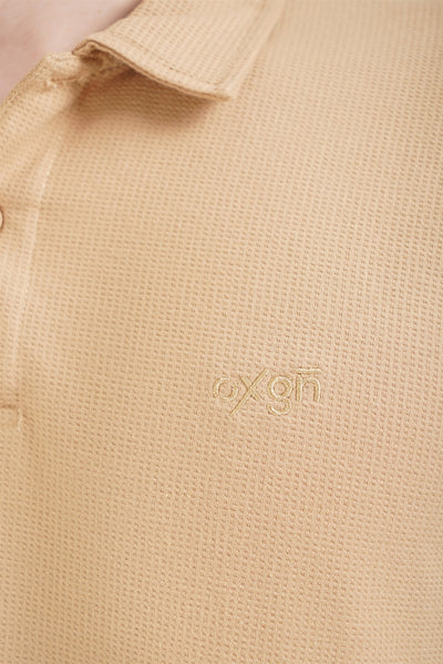 Waffle Fabric Polo