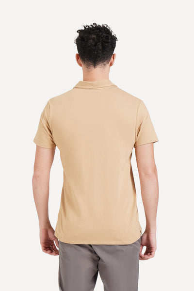 Waffle Fabric Polo