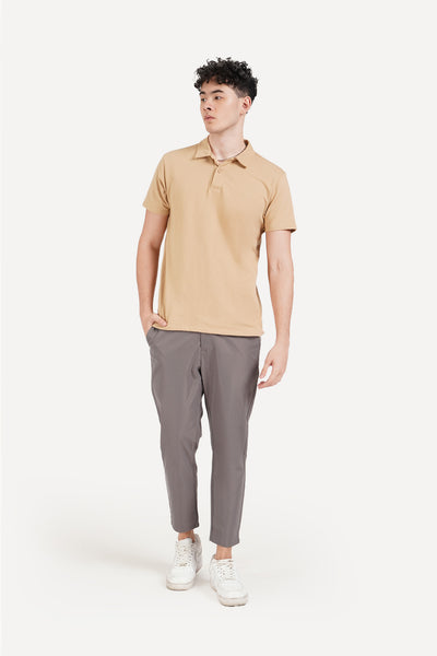 Waffle Fabric Polo