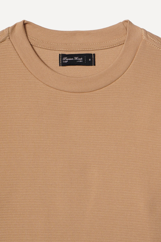 Unisex Jacquard Pique T-Shirt