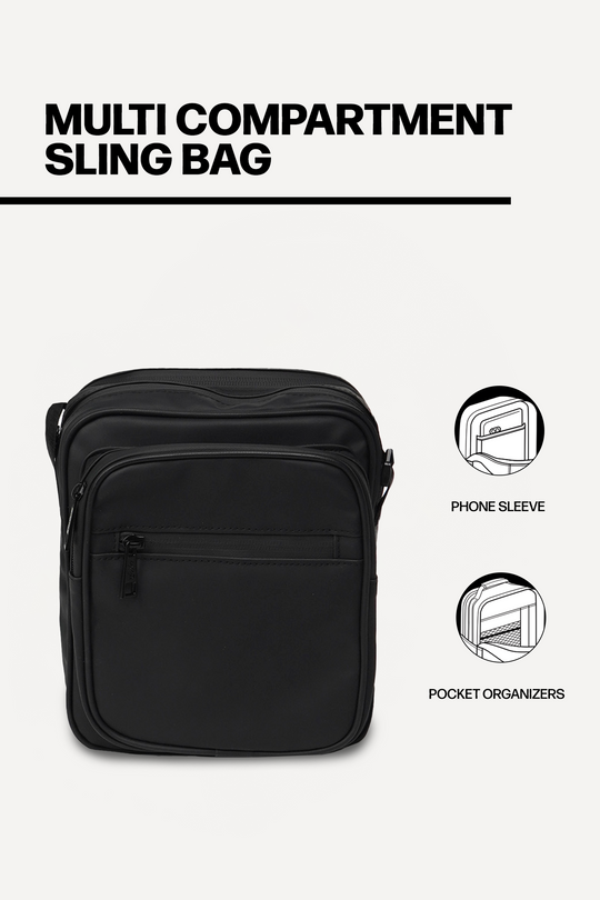 Multi Compartment Sling Bag