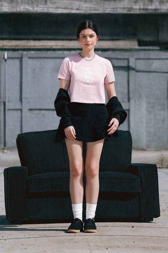 [Online Exclusive] Boxy Cropped T-Shirt