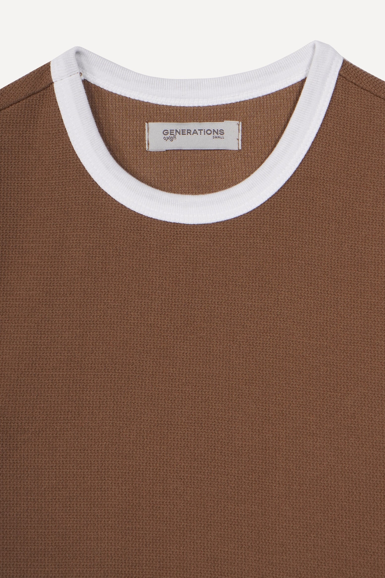 Ladies' Waffle Ringer T-Shirt – OXGN Ladies' Waffle Ringer T-Shirt – OXGN
