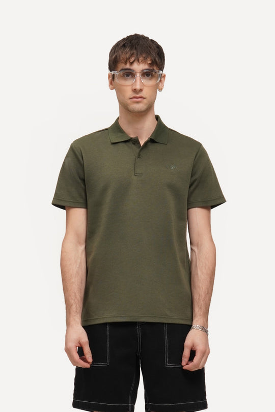 Interlock Knit Polo