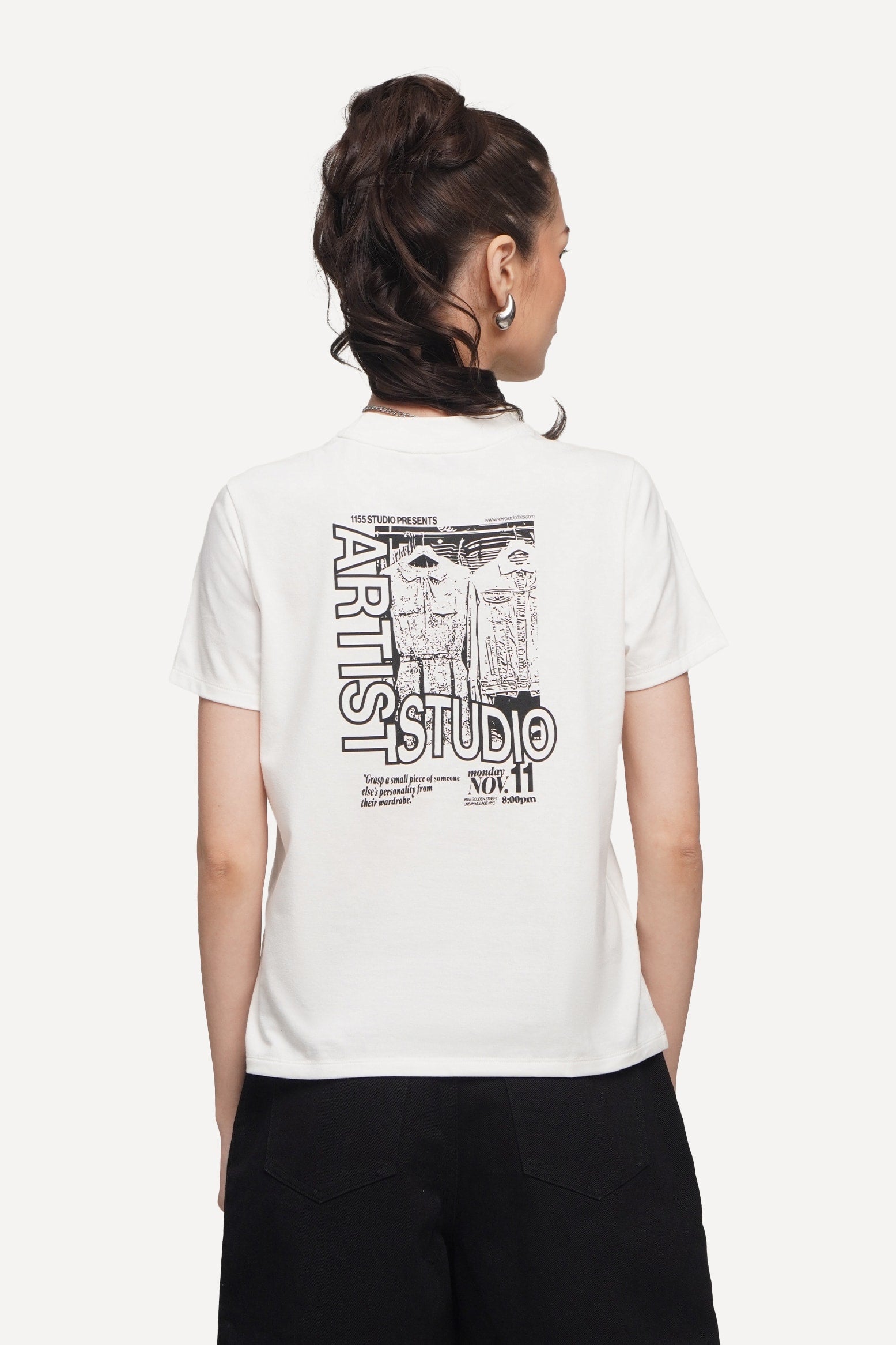Raglan Slim Cropped Graphic T-Shirt – OXGN