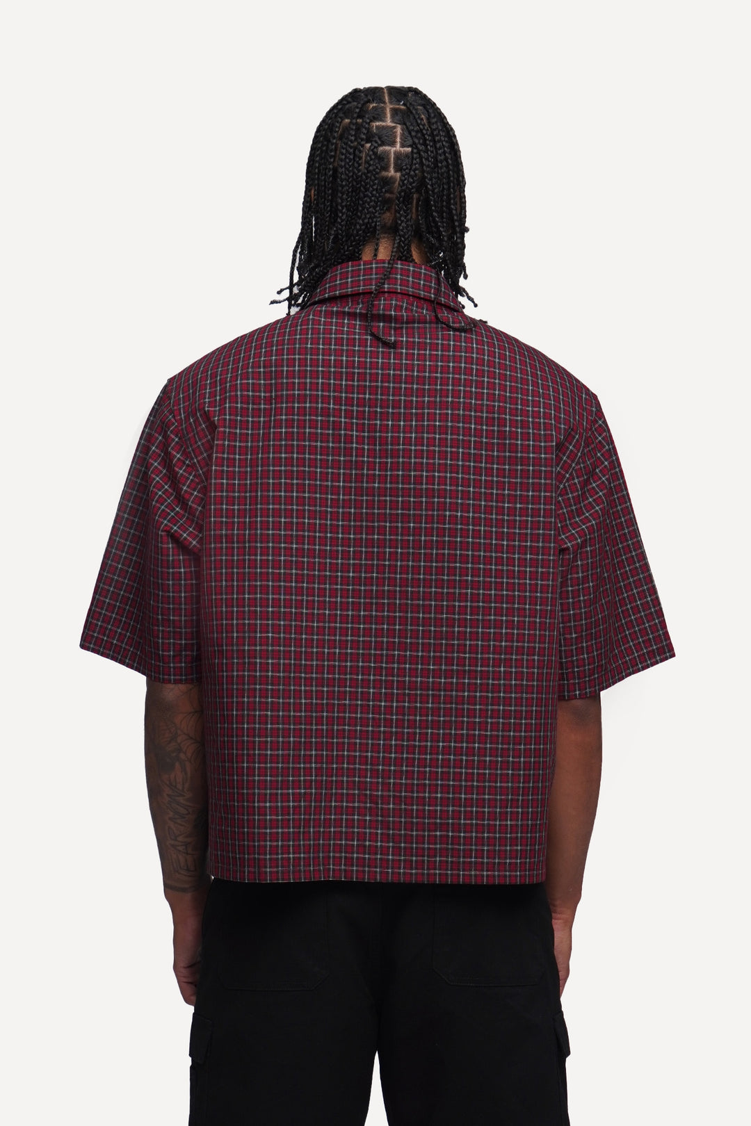 Cropped Plaid Shirt