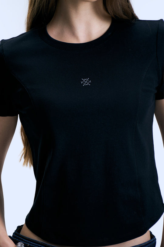 Panelled Slim T-Shirt
