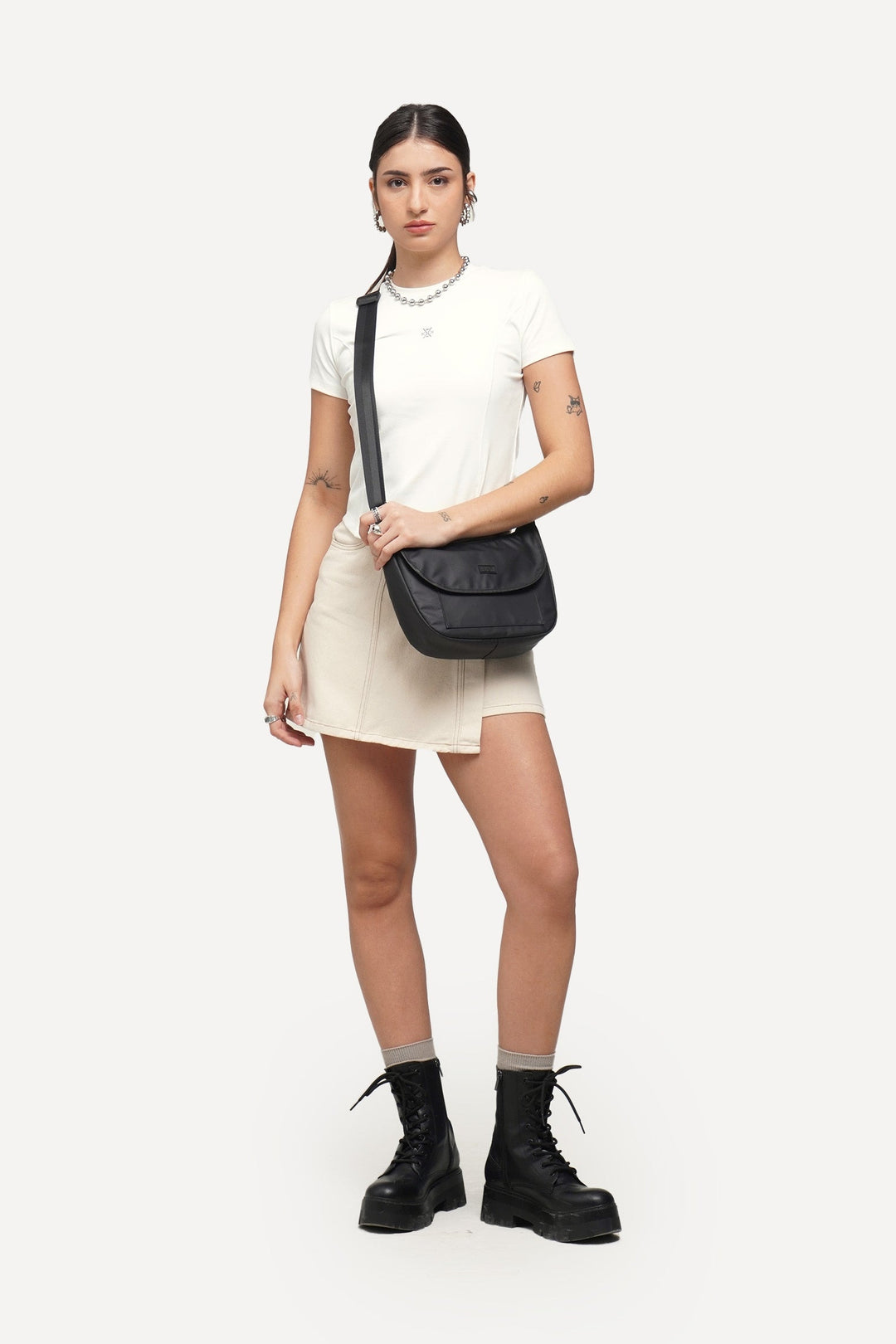 Panelled Slim T-Shirt