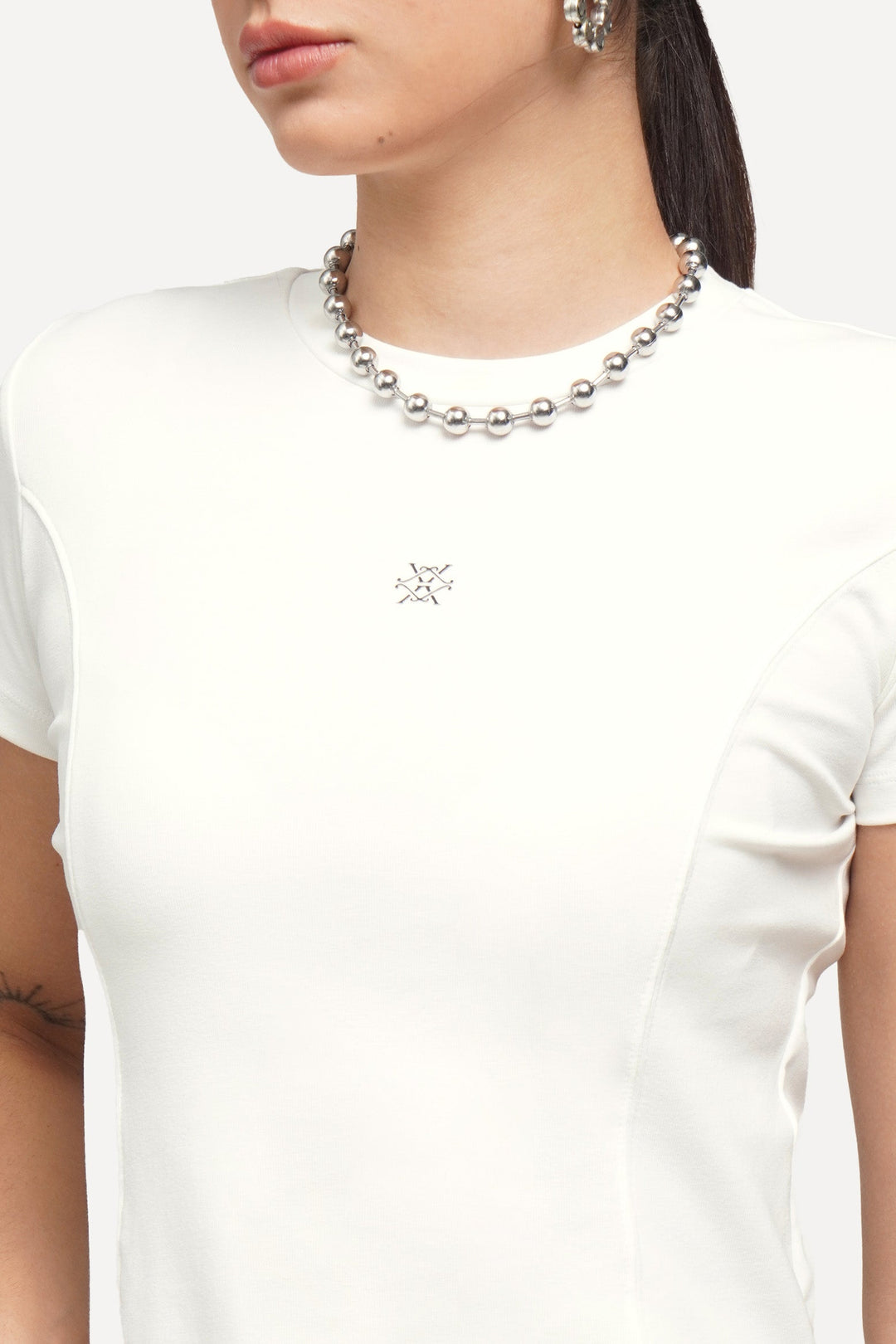 Panelled Slim T-Shirt