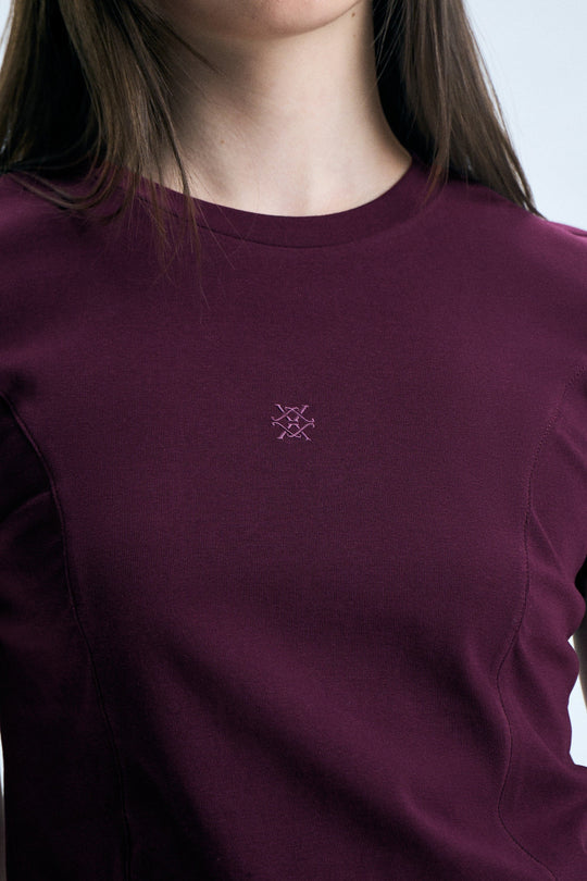 Panelled Slim T-Shirt
