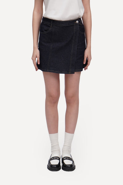Cargo Denim Skort
