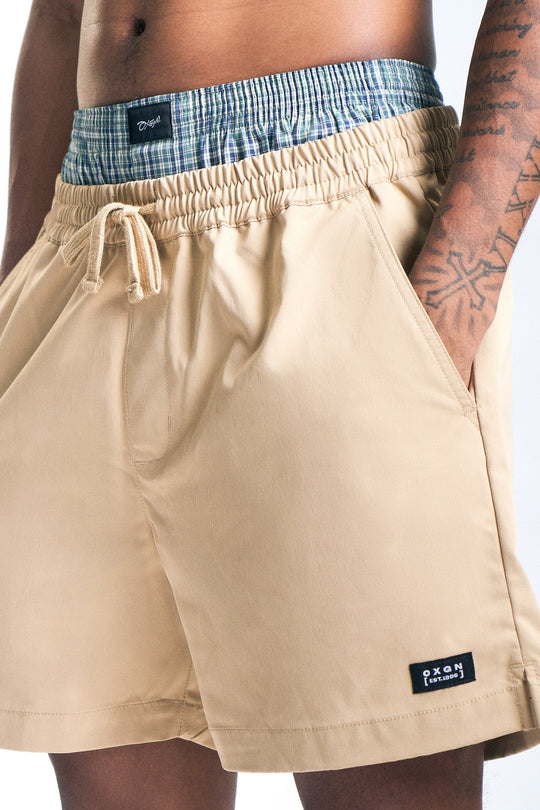 Logo Pull-Up Shorts