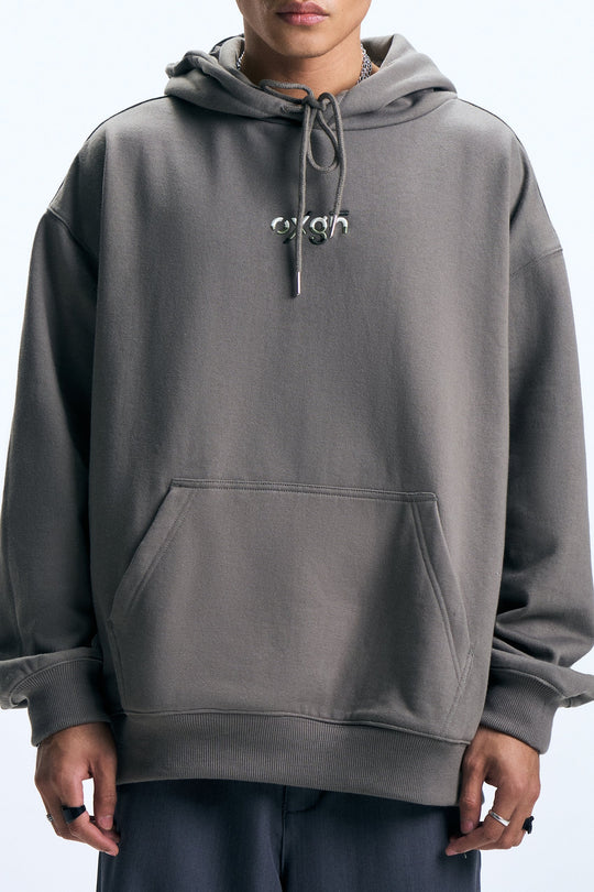 Logo Embroidered Hoodie