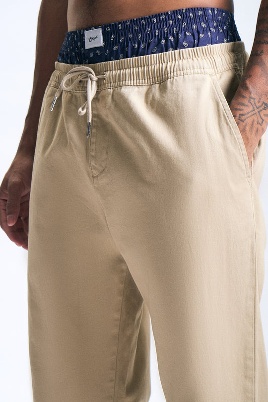 Pull-Up Slim Tapered Pants