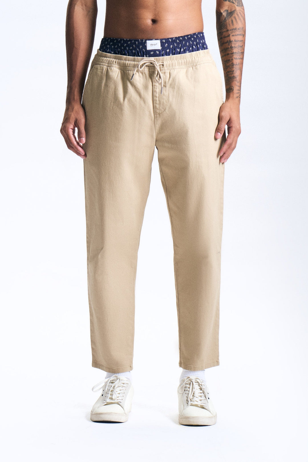 Pull-Up Slim Tapered Pants