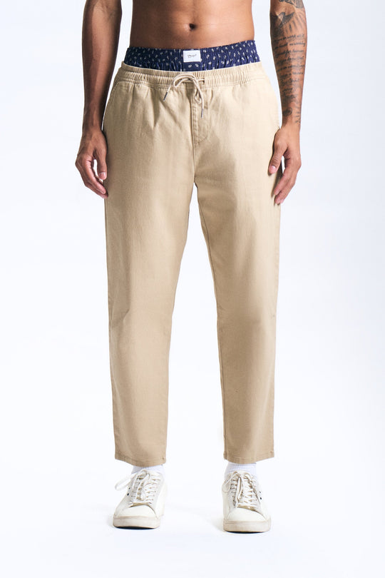 Pull-Up Slim Tapered Pants