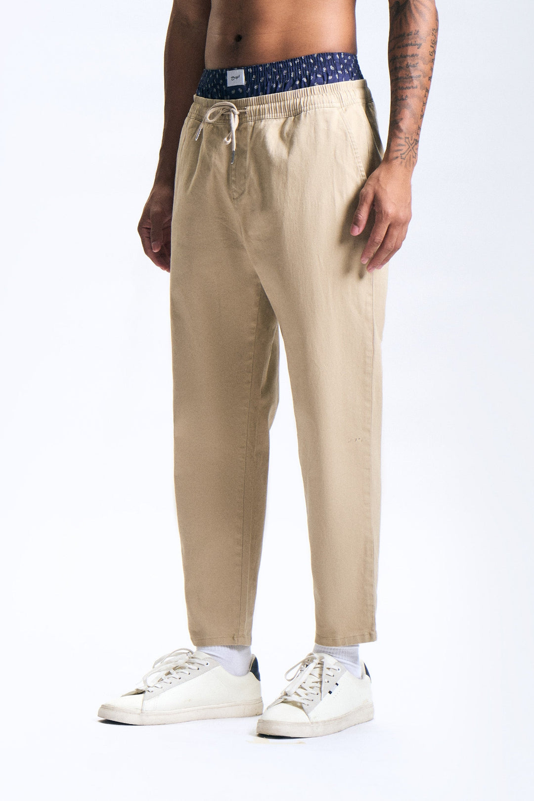 Pull-Up Slim Tapered Pants