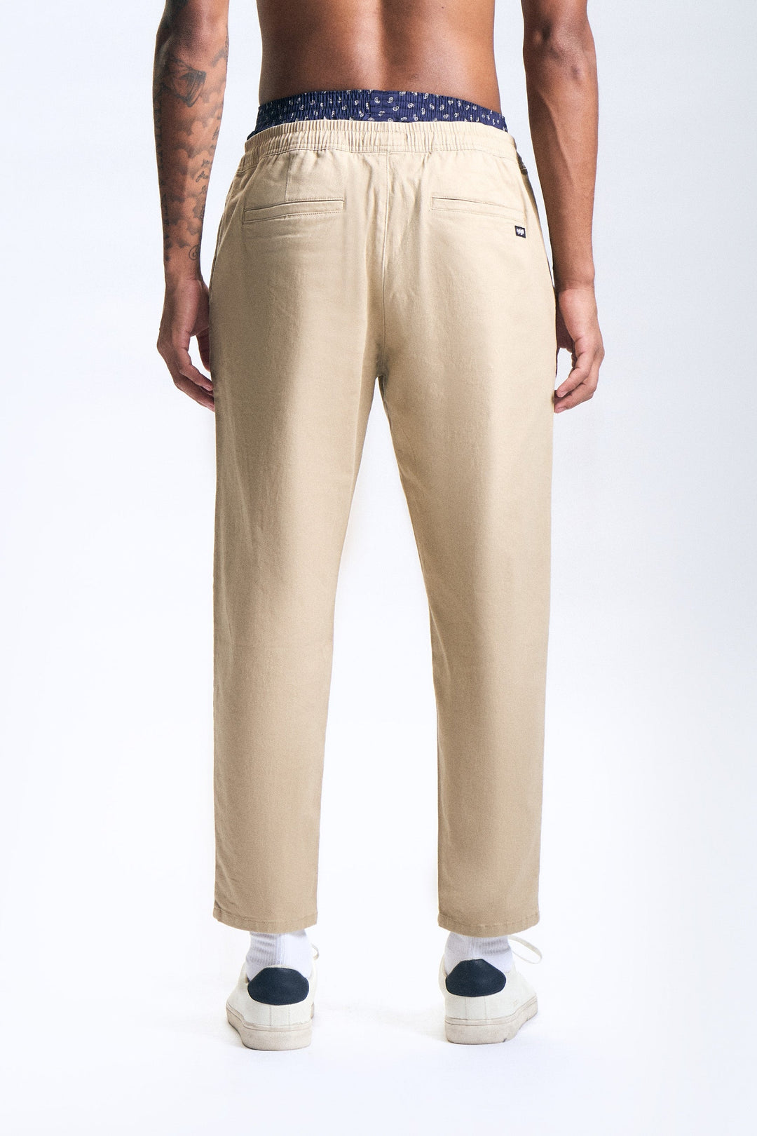 Pull-Up Slim Tapered Pants