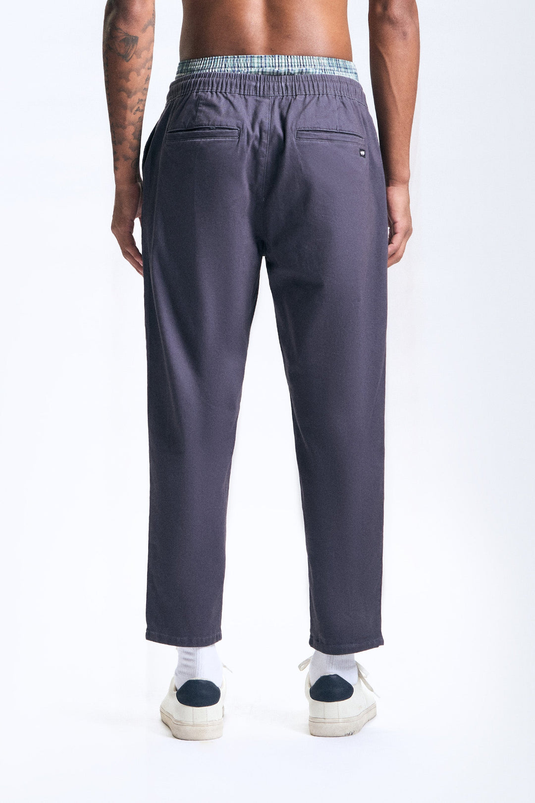 Pull-Up Slim Tapered Pants