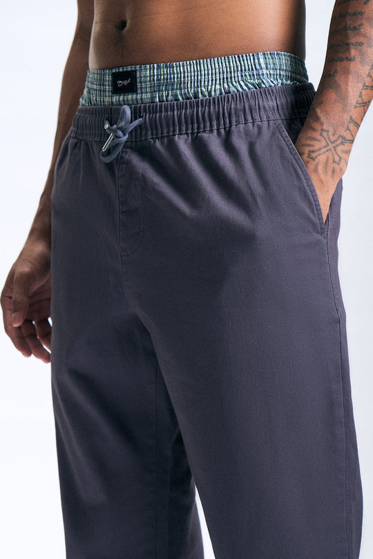 Pull-Up Slim Tapered Pants