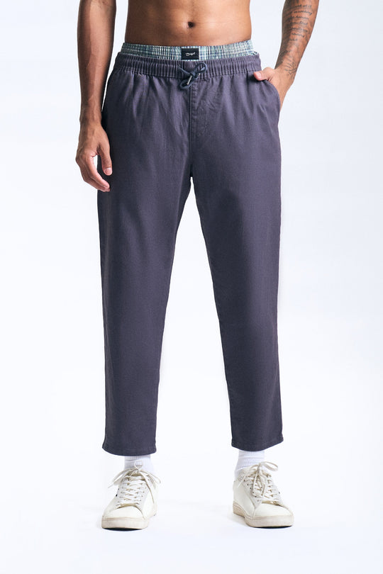 Pull-Up Slim Tapered Pants
