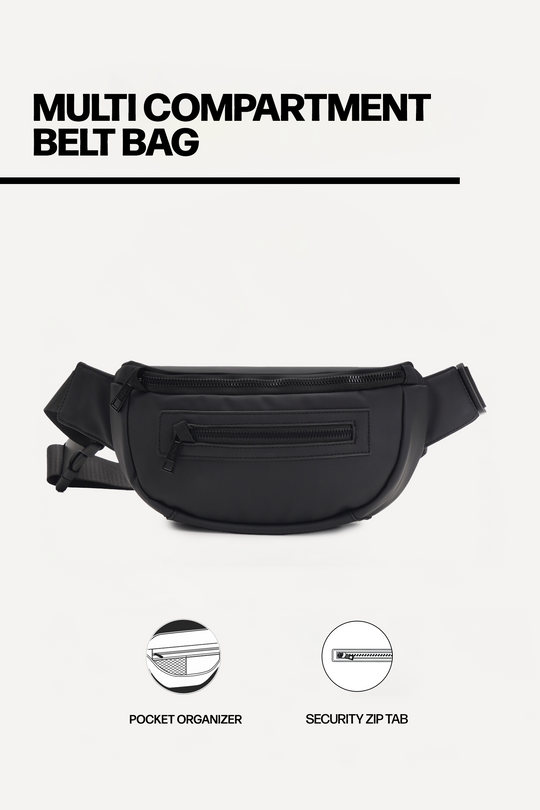 Multi Compartment Belt Bag