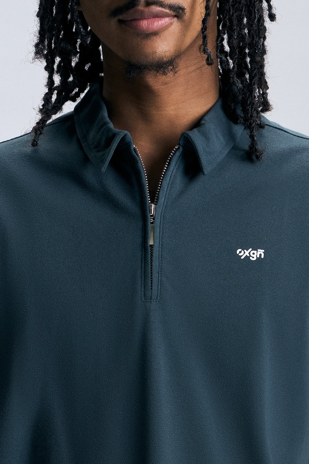 Zip-Up Polo