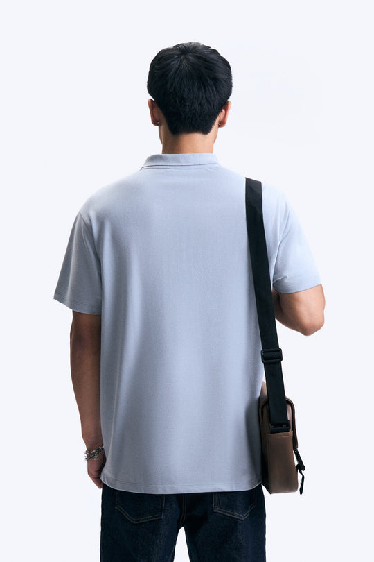 Zip-Up Polo