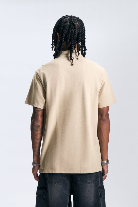 Zip-Up Polo