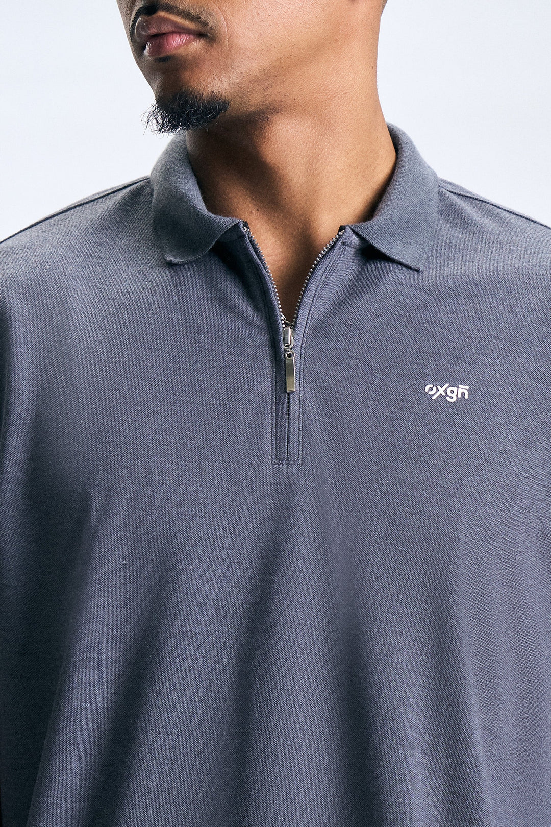 Zip-Up Polo