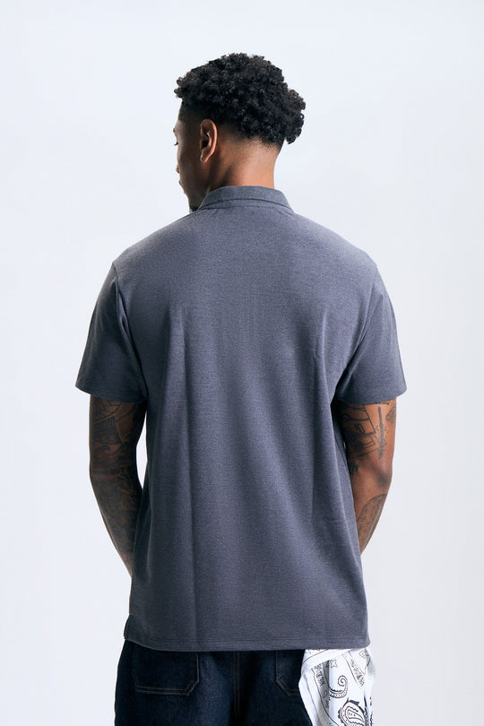 Zip-Up Polo
