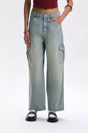 Straight Cargo Jeans