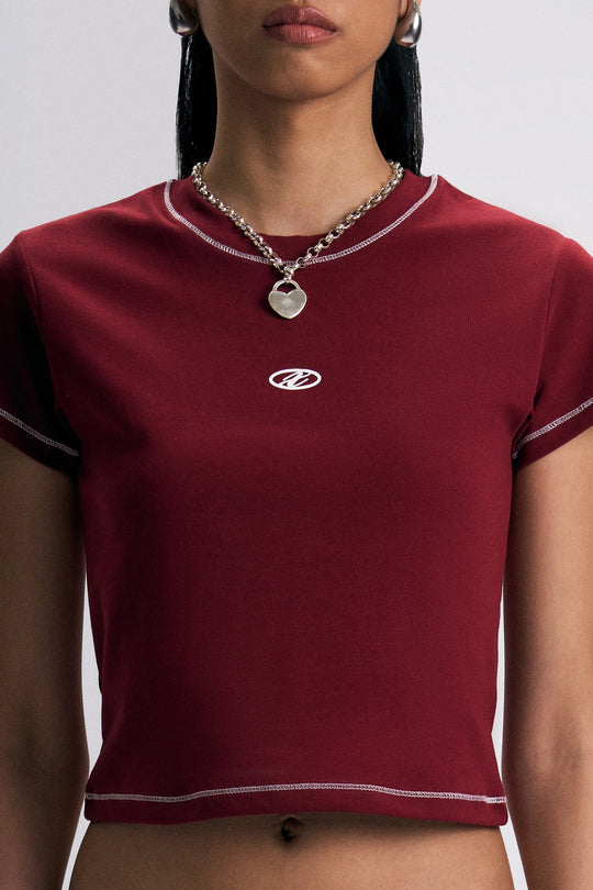 Logo Slim Cropped T-Shirt
