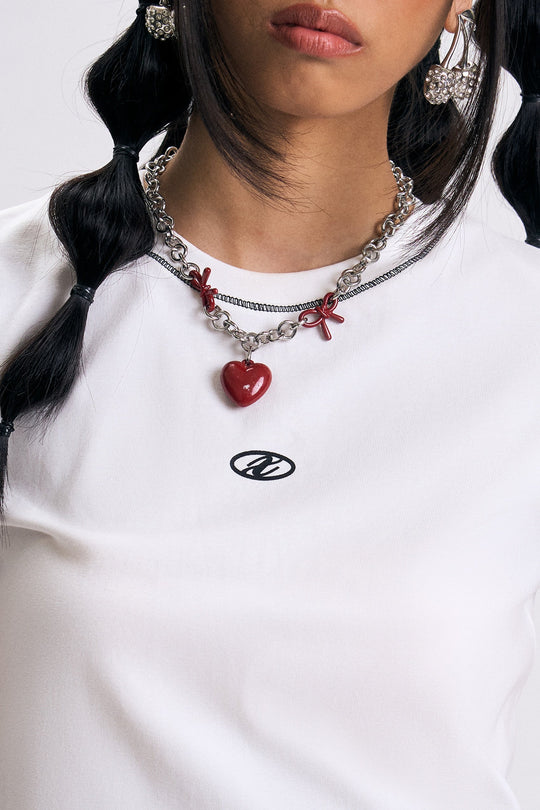 Logo Slim Cropped T-Shirt