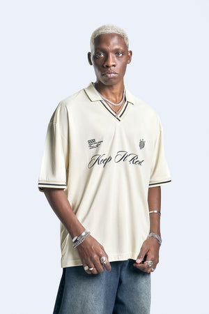 Graphic Oversized Polo