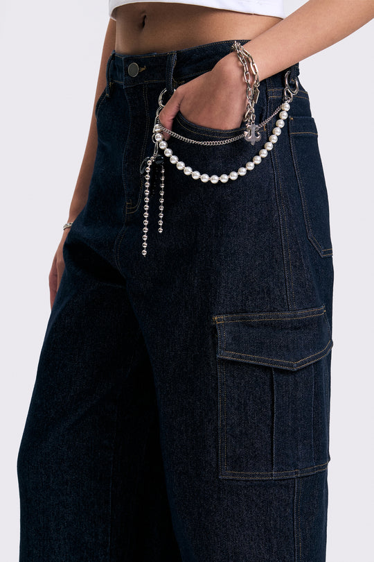 Straight Cargo Jeans