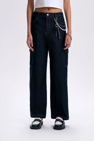 Straight Cargo Jeans