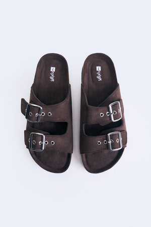 Ladies' Eyelet Double Band Slides