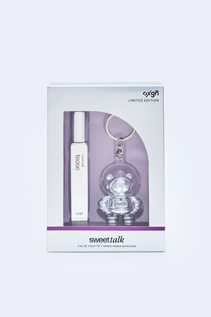 Sweet Talk Tease 10ml EDT + Space Panda Keychain Gift Set for Women